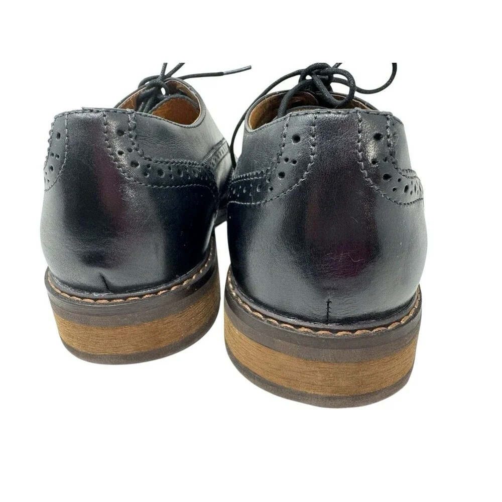 VIONIC Bruno Men’s Black Dapper Leather Wingtip Lace Up Shoes Size 11.5‎
